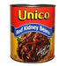 Unico - Red Kidney Beans - 6 x 100 oz - Bulk Mart