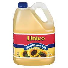 Bulk Sunflower Oil Case 4x3L Unico Good Quality Cooking Oil — Bulk Mart