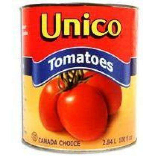 Unico - Tomato Plum Whole - 6 x 100 oz - Bulk Mart