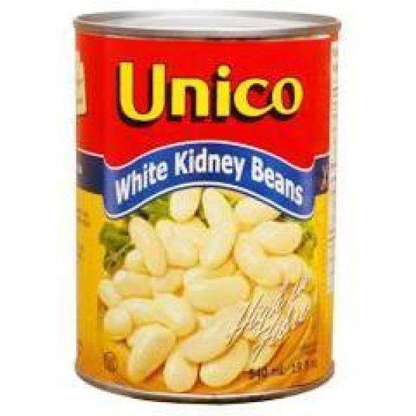 Unico - White Kidney Beans - 24 x 540 ml - Bulk Mart