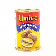 Unico - Whole Baby Clams - 24 x 142 g/Case - Bulk Mart