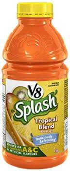 V8 - Splash Tropical Blend Juice - 12 × 473 ml - Bulk Mart