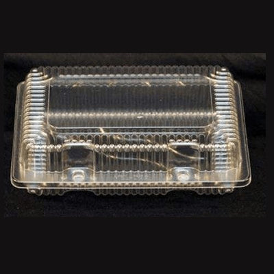 Vespa VEL-023 - 8.175" x 5.876" x 3.25" Medium Lunch Container OPS - 125/Pack - Bulk Mart