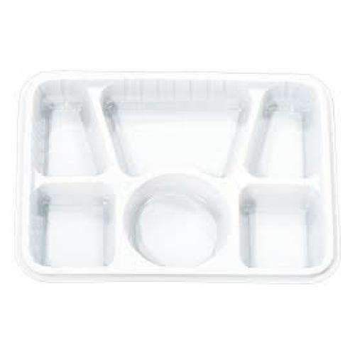 Vespa - VEL-029 - 6 Compartment Serving Tray - 400/case - Bulk Mart