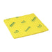 Vileda - 120130 Breazy Semi Disposable Microfiber Cloth Yellow- 25/Pack - Bulk Mart