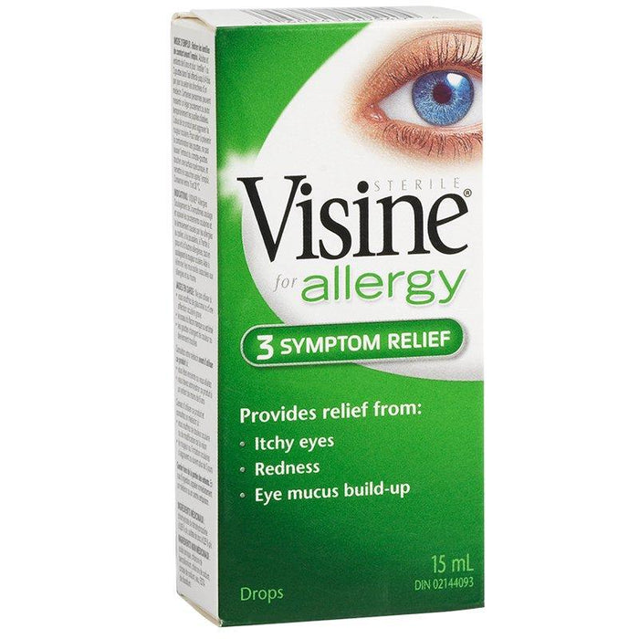 Vision - Allergy Eye Drops 3 Symptom Relief - 15 ml - Bulk Mart