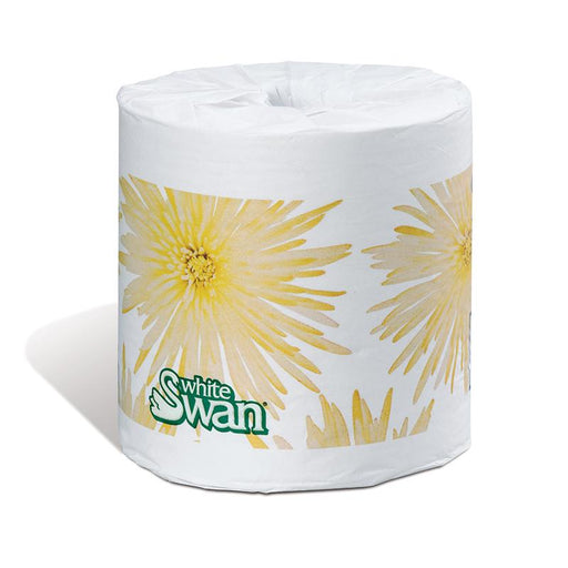 White Swan - 05144 Standard Toilet Paper Roll 2 Ply Individually Wrapped - 48 Rolls - Bulk Mart
