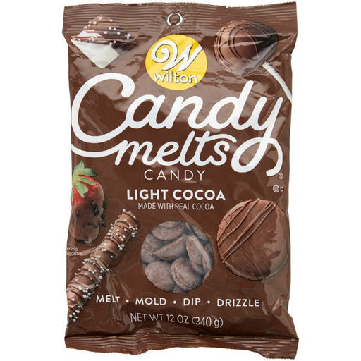 Wilton - Light Cocoa Candy Melts / Wafers 12 Oz - 340g - Bulk Mart