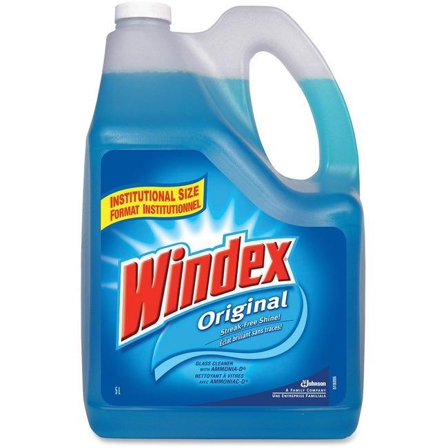 Windex - Original Glass Cleaner With Ammonia-D - 5 L - Bulk Mart