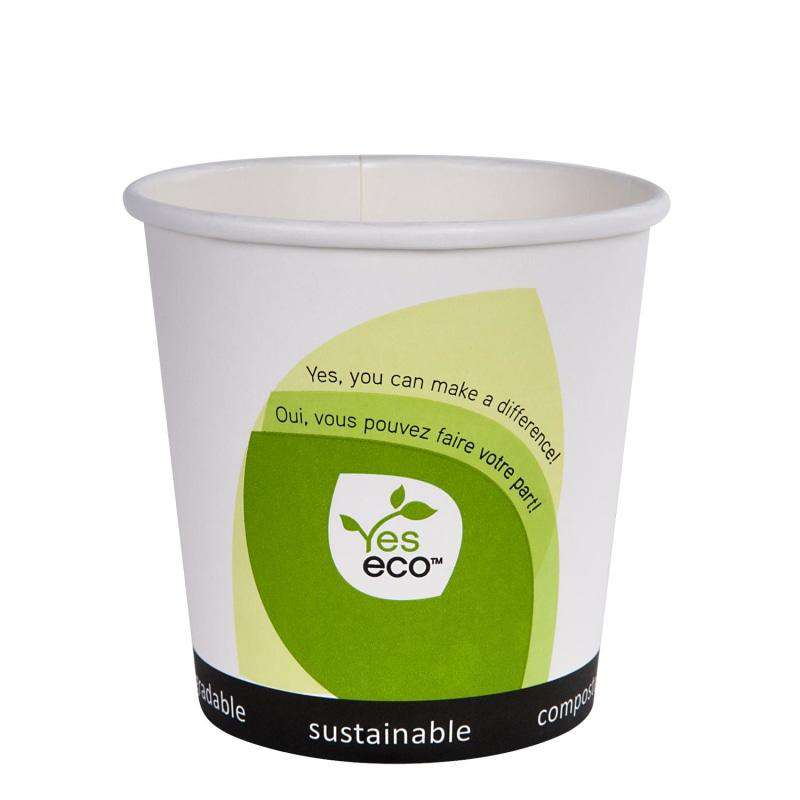 Yeseco - 24 Oz Compostable Paper Bowl Printed PLA Lined - 25/Sleeve ...