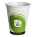 Yeseco - 8 Oz Compostable Hot Paper Cups Printed PLA Lined - 20 x 50/Case - Bulk Mart