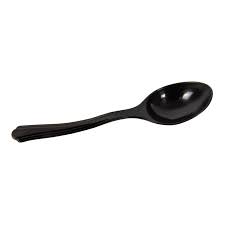 Yeseco - Mini Black PP Spoon 88MM - 250/Pack - Bulk Mart