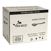 Yeseco - Mini Black PP Spoon 88MM - 250/Pack - Bulk Mart
